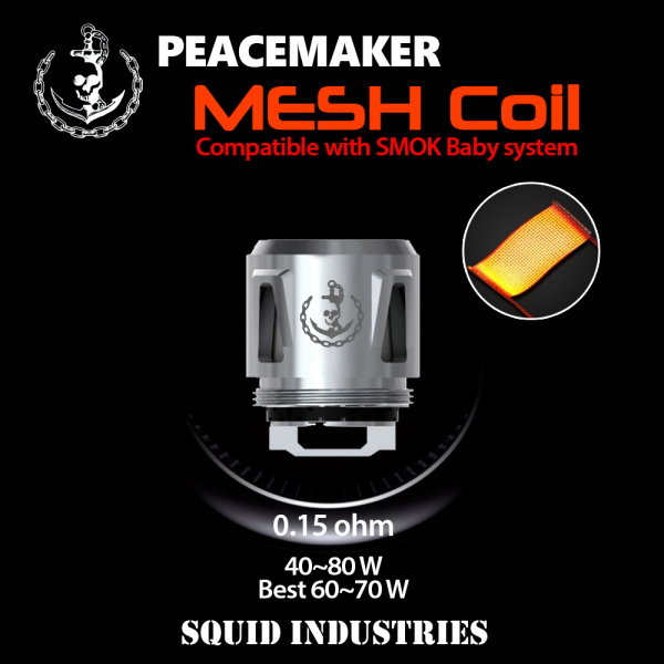 PeaceMaker Sub-Ohm Tank Mesh Coil 0.15 Ohm